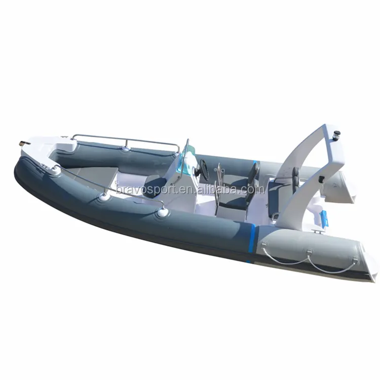 CE China Cheap 520 5.2m 17ft Hypalon Fiberglass Rib inflatable Yacht Boat For Sale Portugal