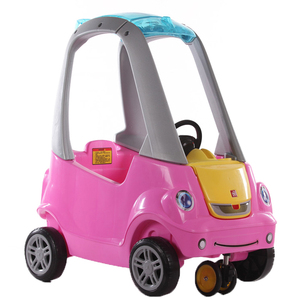 Cosy rolls on rugged, neumáticos duraderos, ruedas delanteras giran 360 grados paseo alimentado por niños en el pequeño coche acogedor Coupe - Product Image 5