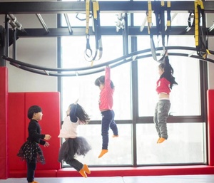 Équipement de parcours d'obstacles américains pour enfants Parc de parcours <span class=keywords><strong>Ninja</strong></span> Warrior - Product Image 2