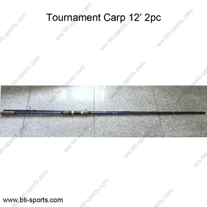 Graphite Carp Fishing Rod Tournament Carp 12' 2pc Glass Rod