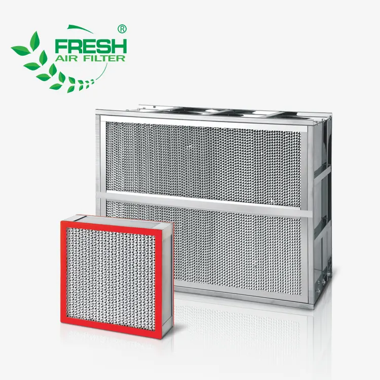 Whole house temperature senor window termina honeycomb aluminum washable filtration hepa air filters