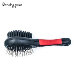pour chien en acier inoxydable en plastique épilateur brosse de toilettage pour animaux de compagnie pour animalerie taille L - Product Image 5