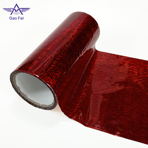 Di Colore rosso di <span class=keywords><strong>Disegno</strong></span> di Alluminio Laser Olografica PET Metallizzato <span class=keywords><strong>Pellicola</strong></span> - Product Image 4