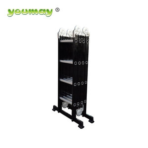 Paso plegable telescópica <span class=keywords><strong>16</strong></span> pies <span class=keywords><strong>escalera</strong></span> <span class=keywords><strong>de</strong></span> <span class=keywords><strong>aluminio</strong></span> precios - Product Image 4