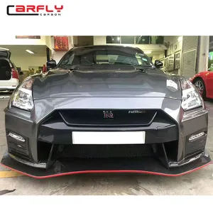 Kits de corpo de fibra de vidro e carbono r35 para nismo gtrr35 novo estilo