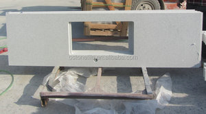 לבן גלקסי קוורץ השיש במטבח - Product Image 5