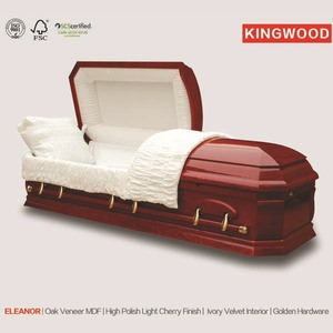 2024 Nouveau fournisseur de cercueils blancs en placage de chêne ELEANOR - Product Image 2