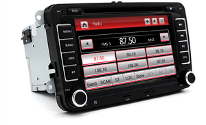 卸売7 "GPS Androidラジオプレーヤー2 din車DVDオーディオゴルフ用ステレオマルチメディア56 1024*600トゥーラン2023ヨーロッパGPS MAP