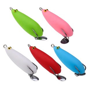 Artificiale Sughero Morbido Esche Esche Da Pesca Esche in gomma Rana Esche artificiali di Alta Ganci Topwater Ray Rana Esche Da Pesca - Product Image 1