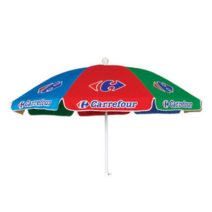 Açık katlama promosyon reklam özelleştirilmiş plaj güneş şemsiyesi - Product Image 3