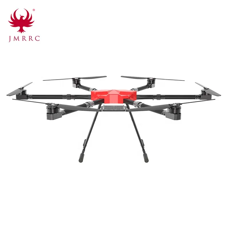 JMRRC 1650mm Large Scale Folding Hexacopter Drone UAV Frame With 40MM Carbon Fiber Tube For Heavy Payload 10KG-30KG