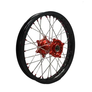 CRF250L Aluminum alloy anodized motocross/dirtbke 21" 19" motorcycle spoke wheel sets for Honda