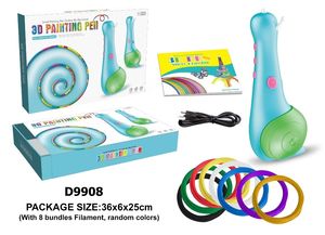 ปากกา 3 มิติ สำหรับเด็ก DWI Dowellin Intelligence ลายพิมพ์สร้างสรรค์ ตลก และสร้างสรรค์ - Product Image 3