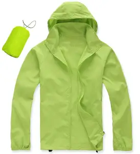 Veste de pluie légère et étanche pour femmes, à séchage rapide, à capuche, de Protection contre les UV, nouveau,