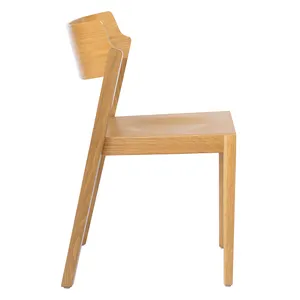 लकड़ी खाने की ठोस कार्यालय फर्नीचर कुर्सी रेस्तरां Stackable कुर्सियों कार्यालय या घर उपयोग