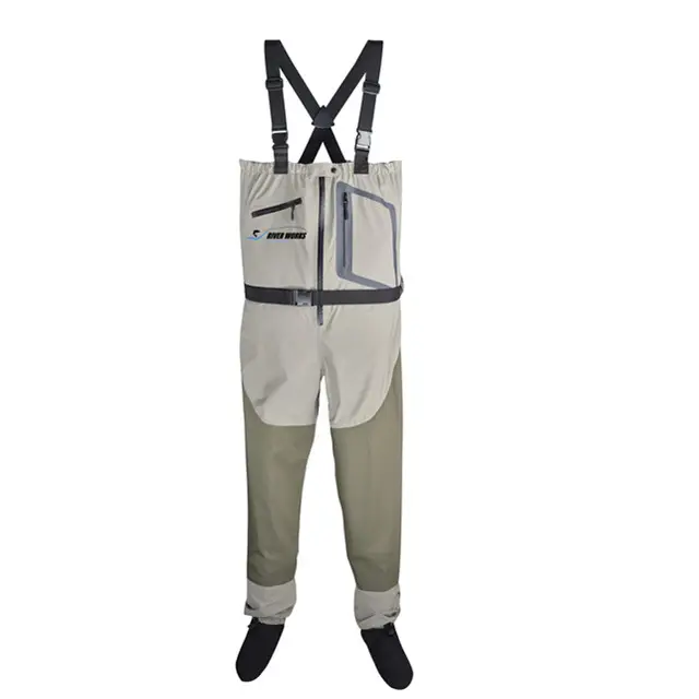 hot selling cheap price waterproof fly fishing boots waders breathable fabric chest fishing waders