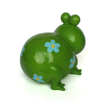 Boîte à monnaie en résine en forme de grenouille personnalisable, tirelire de style Feng Shui unique, cadeau d'affaires pour enfants