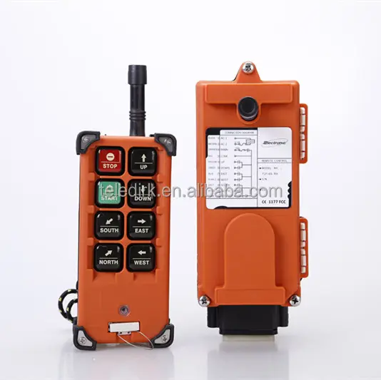 8 Channel 1 speed industrial radio remote control for tail lift equipment