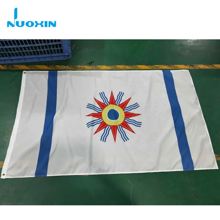 Индивидуальная цифровая печать 100D полиэстер 3x5ft халдийский государственный флаг для наружного фестиваля