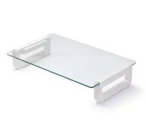 Tempered glass multifunction universal laptop monitor stand