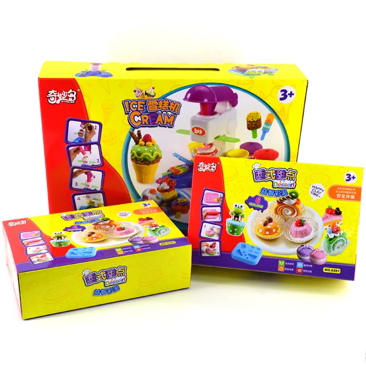 रचनात्मक कारखाने खुशी आटा खिलौना बजाना भंडारण बॉक्स <span class=keywords><strong>बच्चों</strong></span> के लिए