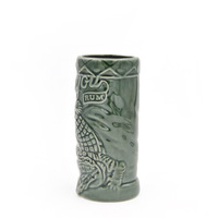 Mug en céramique 3D Crocodile Creative Bayou Rum, Mug Tiki personnalisé, Tasses souvenirs en céramique