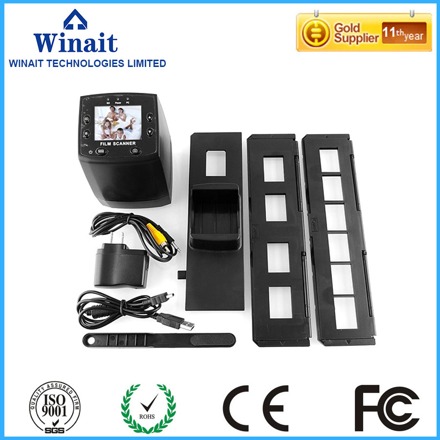 Winait Film Scanner avec le mode autonome sans ordinateur de carte SD jusqu'à 32 GB