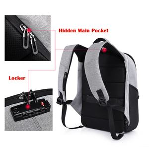 Yeni özel toptan Kaka gençlik moda erkek sırt çantası su geçirmez anti theft laptop iş sırt çantası - Product Image 6