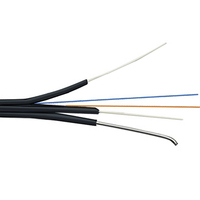 Cable de Fibra Óptica OWIRE FTTH para Exteriores, Resistente al Fuego, LSZH SC UPC, Autoportante, Tipo Arco, Protección Reforzada, Fiabilidad a Largo Plazo