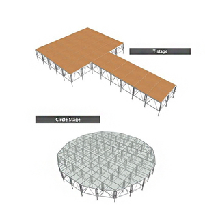 Cheap outdoor aluminum circle <strong>circular</strong> round portable stage <strong>platform</strong> for wedding round or any other shapes you want - Product Image 3