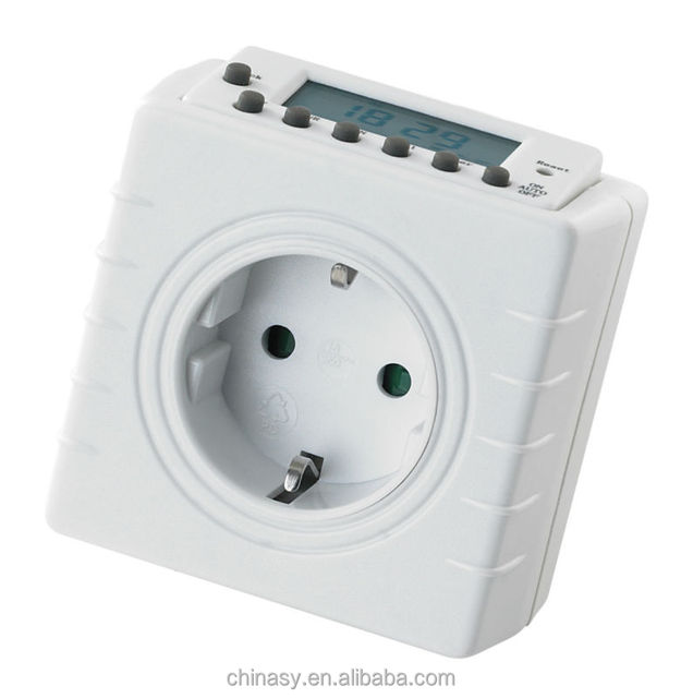 Easy Operation Programmable Digital Weekly Time Timer with 7 Buttons