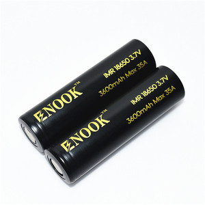 Enook 18650 3600 мАч 35A <span class=keywords><strong>3</strong></span>.7 В батарея льва перезаряжаемый аккумулятор для электронных сигарет e-велосипеды фонарик - Product Image 1
