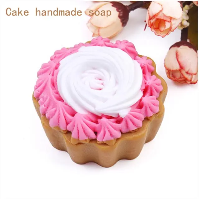 cartoon Cake child mini OEM custom shape handmade soap