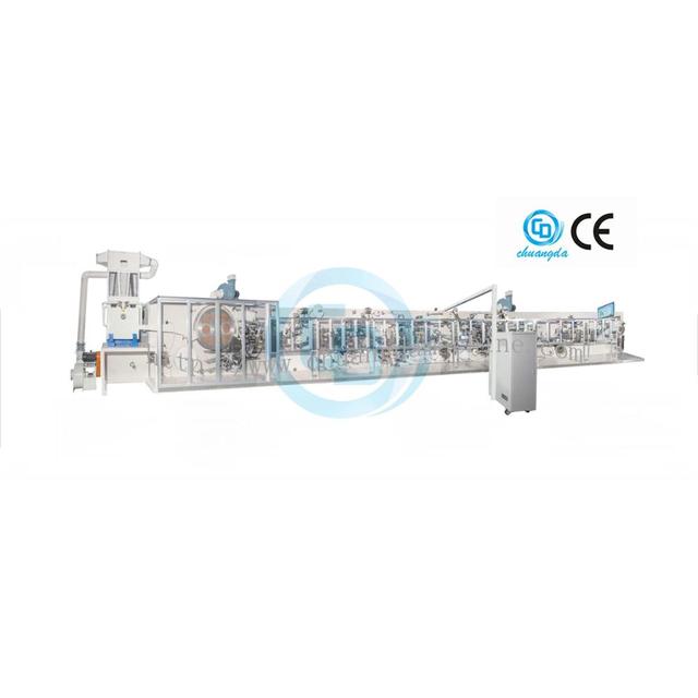 CDH-400B1 Automatic Sanitary Napkin Machine Price-Friendly Sanitary Pad Making Equipment with Core PLC & Motor Components