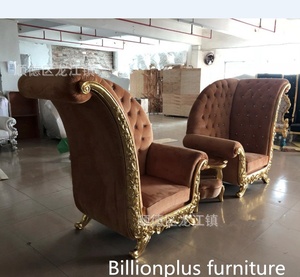 उच्च वापस क्लब स्वागत कुर्सी, होटल कैफे सोफे एकल कुर्सी राजकुमारी सैलून कुर्सी - Product Image 5