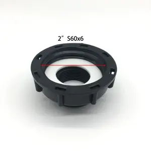 Length Plastic Tap Adapter 2 Inch S60x6 Thread For Ibc Tank