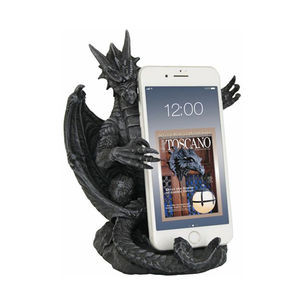 수지 검은 고양이 동상 스마트 폰 홀더 - Product Image 4