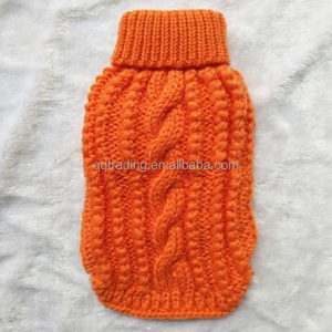 Bajo MOQ directo de fábrica mejor venta de giro Cable de punto a mano suéter de perro - Product Image 4