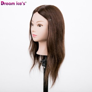 DREAM.ICE 100% Vrais Cheveux de <span class=keywords><strong>Femme</strong></span> Humaine 8-24 Pouces #613 Brun <span class=keywords><strong>Blonde</strong></span> Tête de <span class=keywords><strong>Mannequin</strong></span> pour Cheveux Tressage Formation Épaule <span class=keywords><strong>Mannequin</strong></span> - Product Image 2