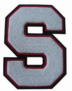 <span class=keywords><strong>Chenille</strong></span> Chữ S Thêu Đính Vá - Product Image 1