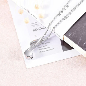 Musica Nota Monili Memorial In Acciaio Inox Collana Ceneri di Cremazione Urna Keepsake Sliver Tono Locket per <span class=keywords><strong>amore</strong></span> - Product Image 2