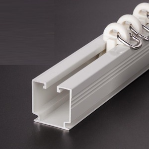 ZSTARR двойная телескопическая Регулируемая направляющая для штор Выдвижная алюминиевая оконная дорожка для домашнего использования без необходимости измерения размера - Product Image 3