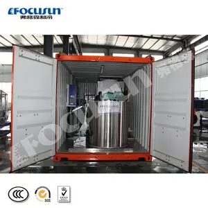 Nuovo 10 t/Giorno containerized fiocco macchina per il ghiaccio