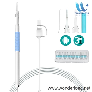 <span class=keywords><strong>Nettoyeur</strong></span> d'oreille visuel HD 5,5 mm, endoscope <span class=keywords><strong>de</strong></span> nettoyage d'oreille, mini caméra 3 en 1, cure-oreille USB, otoscope, boroscope - Product Image 4