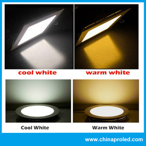 LM-80 6 w 9 w 12 w 15 w 18 w 24 w redondo/cuadrado llevó las luces del panel de techo luz para sala de reuniones - Product Image 1