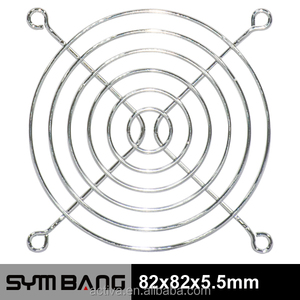 Grille de protection pour ventilateur axial SYMBANG G92 en fer et acier inoxydable 92x92mm - Garantie 3 ans, personnalisable OEM, fabriqué à Taïwan - Product Image 2