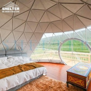 Tente dôme de luxe pour Glamping, usine de fabrication chinoise, - Product Image 5