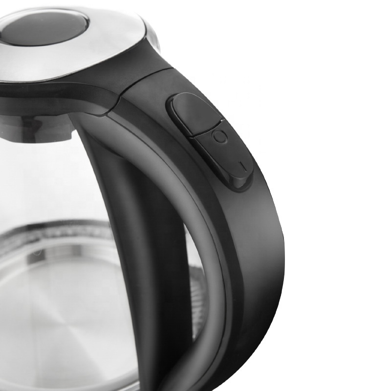 Электрический стеклянный чайник Everich с нагревательным элементом, электрический чайник для кофе с логотипом заказчика