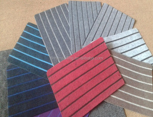 Punzonado no tejido <span class=keywords><strong>rayas</strong></span> al aire libre acanalado alfombra Jacquard - Product Image 4
