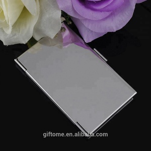 Серебристый металлический полый чехол для визитной карточки Модный стильный держатель для карт - Product Image 3